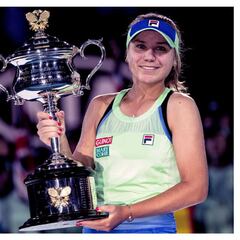 Sofía Kenin, nombrada mejor jugadora de la WTA en 2020
