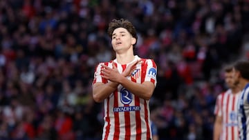 Julián Alvarez, en el Depor-Atlético.