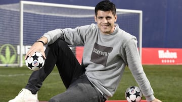 ALVARO MORATA, JUGADOR DEL ATLETICO DE MADRID 