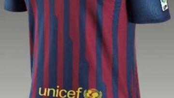 Así será el diseño de la camiseta del Barcelona para la próxima temporada.
