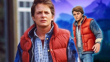 fortnite regreso al futuro marty mcfly skin michael j fox