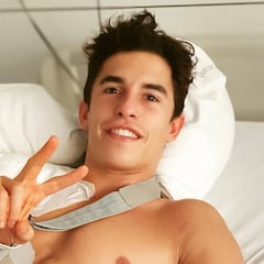 Márquez: "La operación bien, ya estoy más o menos despierto..."