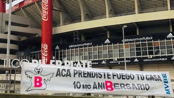 Las cargadas de Boca por los 10 años del descenso de River