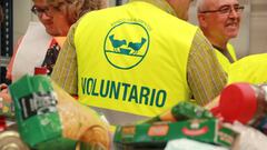 28/11/2018 Voluntarios de Bancos de Alimentos.
 
 Los Bancos de Alimentos necesitan un total de 130.000 voluntarios para la &#039;Gran Recogida de Alimentos&#039; de este viernes 30 de noviembre y s&aacute;bado 1 de diciembre. En Madrid y otros puntos de 