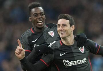 Iñaki Williams and Aritz Aduriz.