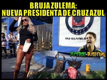 La bruja Zulema le hace el favor a Cruz Azul y los memes se burlan de las Chivas