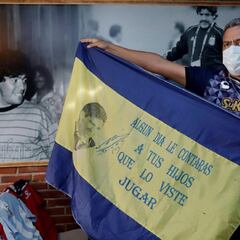 Primera Iglesia Maradoniana en México, en central estado de Puebla