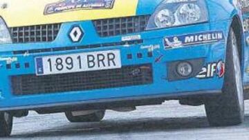 <b>EMPEZARON CON UN CLIO GRUPO N. </b>El año pasado Alonso ya le compró a Alejandro el coche de Javier Azcona, un Clio Grupo N, y con él ganó un rally en Asturias.