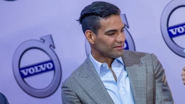 Radamel Falcao en rueda de prensa sobre su futuro