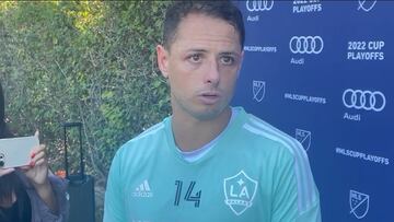 Chicharito con la mente totalmente concentrada en el partido ante LAFC