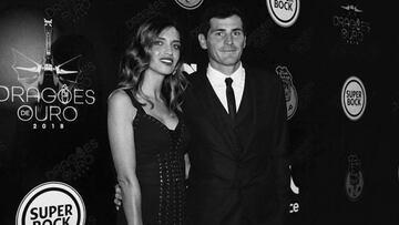 Iker Casillas y Sara Carbonero en la gala de los "Premios Dragones de Oro" 2018.
