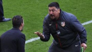 Germ&aacute;n Burgos, actual hombre de confianza de Diego Simeone en la conducci&oacute;n del Atl&eacute;tico de Madrid