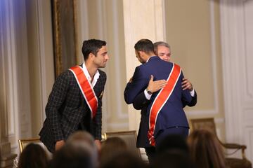 Los dos tenistas colombianos recibieron la Cruz de Boyacá, por parte de el presidente Iván Duque, tras ser campeones de Wimbledon.