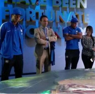 Murillo, Bacca y Guarín, de visita en Expo Milán 2015