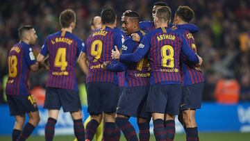 El vestuario del Barcelona, inusualmente feliz con un 1-1