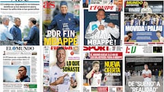 Las portadas del fichaje de Mbappé