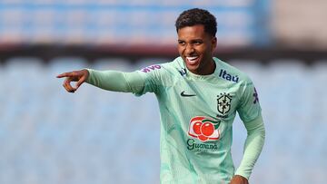 Rodrygo, jugador de de la Selección de Brasil