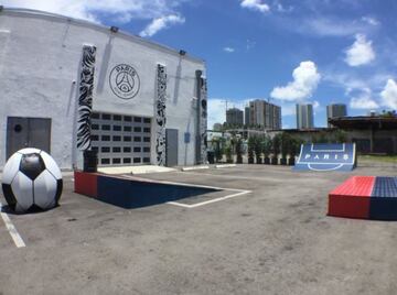 The store is located in the Wynwood neighbourhood of the city and features limited edition PSG branded products such as skateboards, headphones and sneakers.