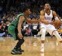 A Westbrook le bastan 2:26 minutos para decidir ante Boston