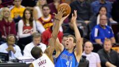 Dallas muestra su candidatura al título ante los Cavaliers