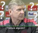 El pánico de Wenger en sala de prensa: nadie le traducía el ruso