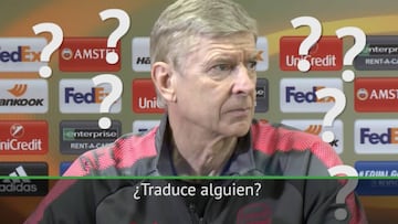 El pánico de Wenger en sala de prensa: ¡nadie le traducía el ruso!