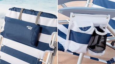 Esta es la silla de playa plegable y reclinable que arrasa en Amazon