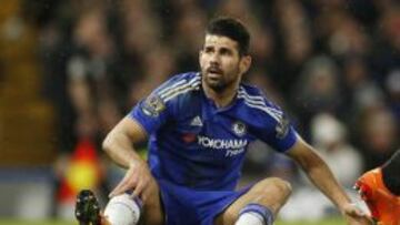 Diego Costa, en un partido con el Chelsea.