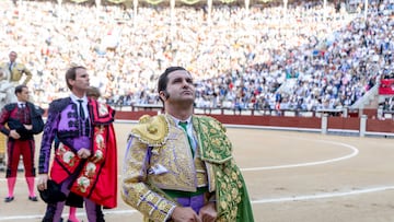 Morante de la Puebla durante su faena en la plaza de toros de Las Ventas, a 12 de octubre de 2025, en Madrid (España)
13 OCTUBRE 2025
Jose Velasco / Europa Press
12/10/2025