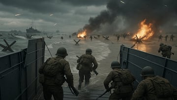 D-Day landings illustration