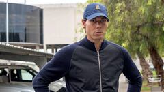 Rafa Nadal a su llegada a Palma de Mallorca.