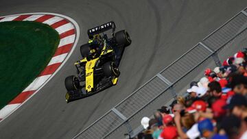MONTREAL, QUEBEC - JUNE 07: Nico Hulkenberg of Germany driving the (27) Renault Sport Formula One Team RS19 on track during practice for the F1 Grand Prix of Canada at Circuit Gilles Villeneuve on June 07, 2019 in Montreal, Canada. Dan Mullan/Getty Images/AFP
== FOR NEWSPAPERS, INTERNET, TELCOS & TELEVISION USE ONLY ==