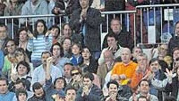 Ronaldo en el momento de ser cambiado por Cassano.