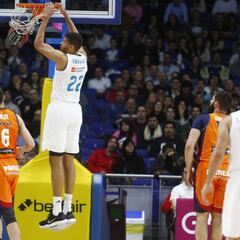 Resumen del Madrid-Valencia, Liga Endesa 2018: defensa, Tavares y otra victoria más