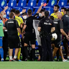 El Getafe se queda en cuadro tras la tangana con el Villarreal