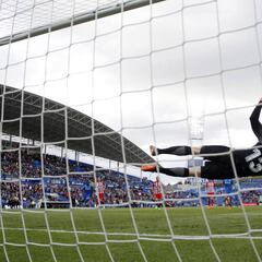 Ningún jugador azulón sabe lo que es marcarle al Atlético