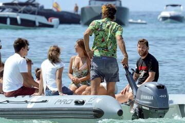 Messi y Antonella Roccuzzo disfrutan de sus últimos días de vacaciones en Formentera.