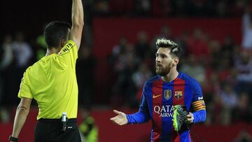 Competición mantiene la tarjeta a Messi; el Barça irá a Apelación