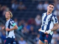 Uros Durdevic of Monterrey during the round one second leg match between CF Monterrey and Xelaju as part of the CONCACAF Champions Cup 2026, at BBVA Bancomer Stadium on February 11, 2026 in Monterrey, Nuevo Leon, Mexico.