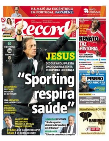 Portadas de la prensa mundial