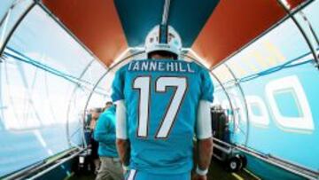 Ryan Tannehill tuvo una brillante actuación con los Patriots.