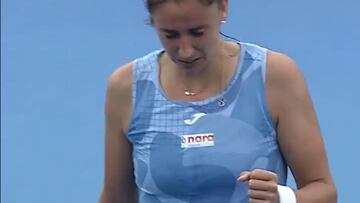 Sara Sorribes, en el China Open.