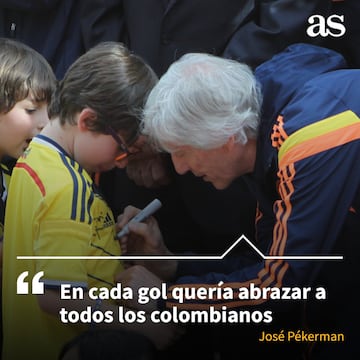 Una de las frases más emotivas con las que Pékerman se despidió de la Selección y de todos los colombianos