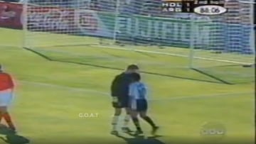 La agresión de Ortega a Van der Sar en Francia ‘98 que desató la tragedia argentina