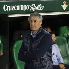 Ya hay debate sobre Setién alrededor y dentro del Betis