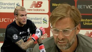 La loca reacción de Klopp al preguntarle por cómo veía a Karius antes de la final de Kiev