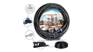 Refréscate en verano con este sistema de riego y nebulizador, el más vendido en Amazon