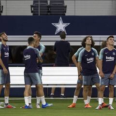 Aire acondicionado para el Barcelona en el AT&T Stadium