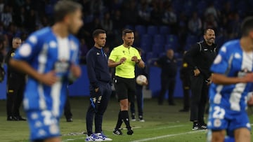 Borja Jiménez comienza a estar cuestionado en el Deportivo.