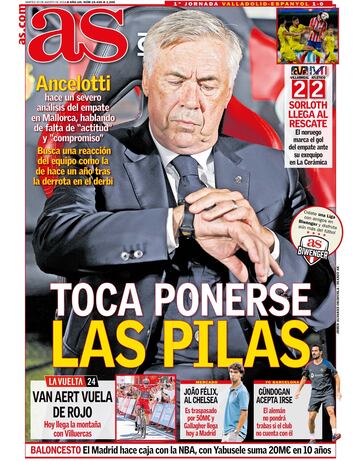 Las portadas de AS de agosto